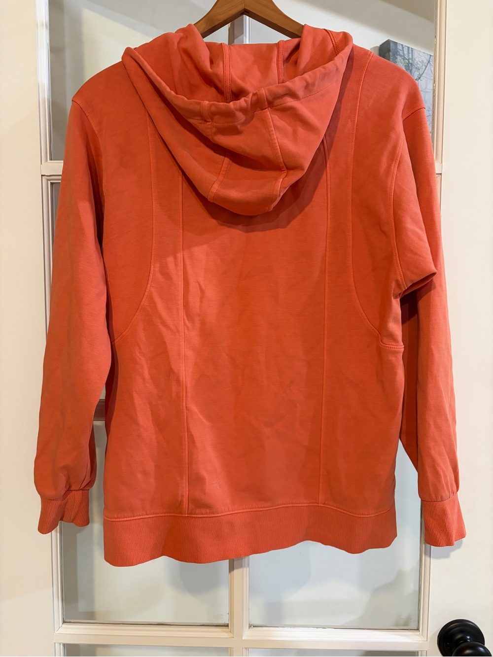 Athleta Women's Sundown Hoodie Sweatshirt Orange Size XS - Picture 3 of 4